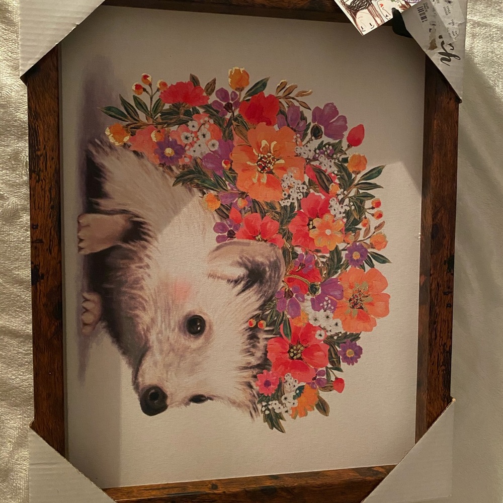 Flower Hedgehog Wall Art